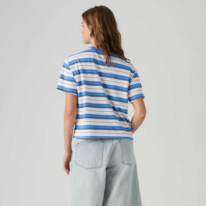 Levi's Vintage SS Tee Vida Stripe Egret image number 1